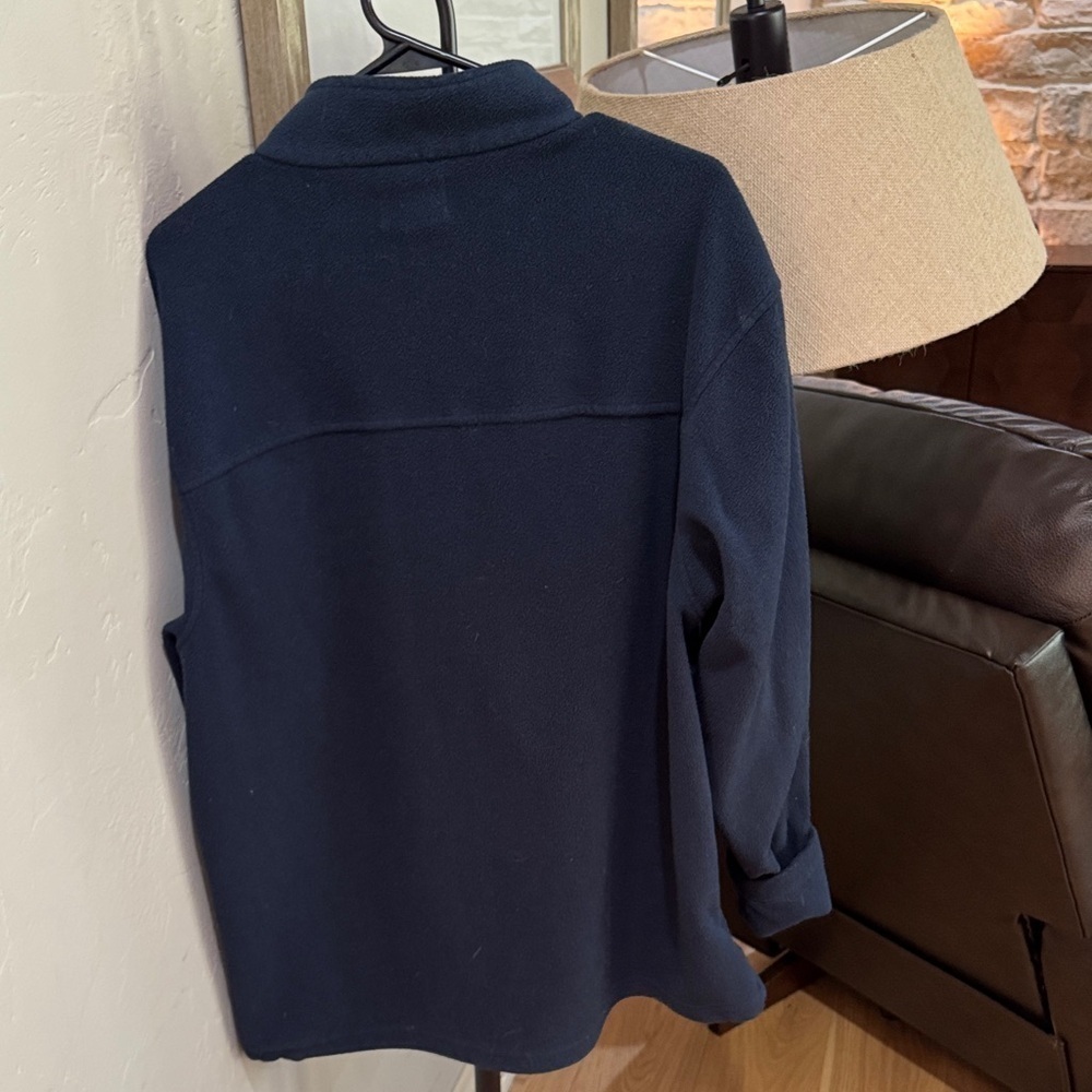 Bass Pro Shops Dark Gray Fleece Jacket Large - Picture 5 of 8